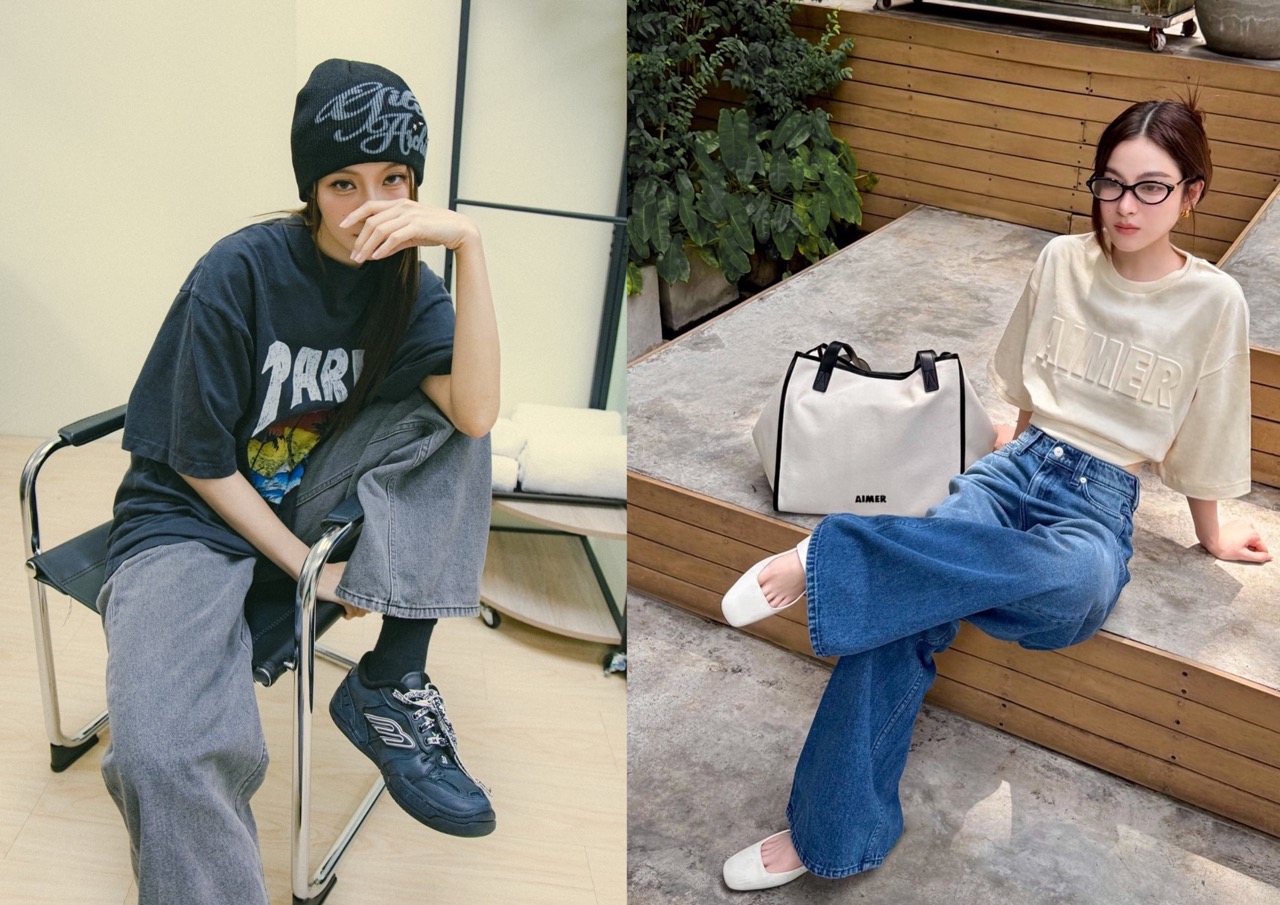 How Our Favourite Thai Stars Are Styling The Classic Oversized T-Shirt